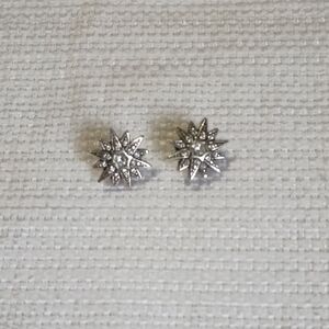 Brighton Silver Starburst Earrings